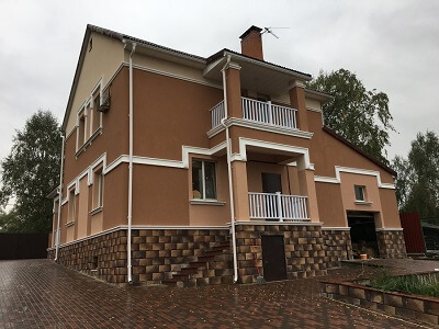Наружная отделка дома в Ошмянах