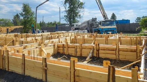 Свайный фундамент с ростверком в Ошмянах